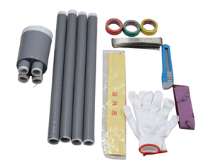 Kit de terminaison de câble froid complet de 0,6 / 1kV en intérieur
